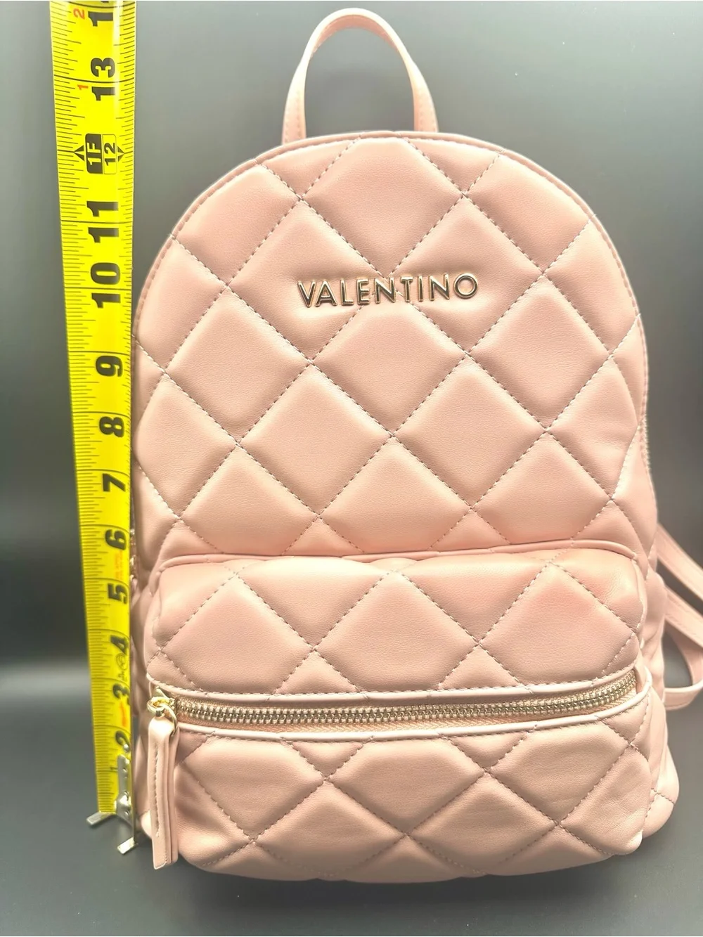 Mario Valentino Blush Pink Quilted Backpack